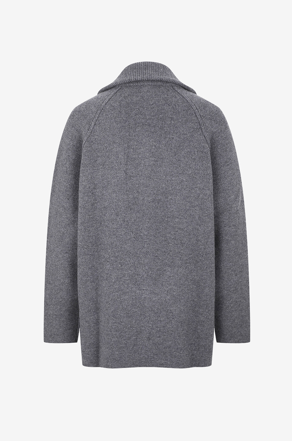 LISA YANG Gardenia cashmere full-zip long cardigan Women DARK GREY 2