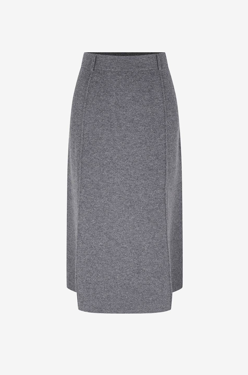 Ruthie cashmere flared midi knit skirt