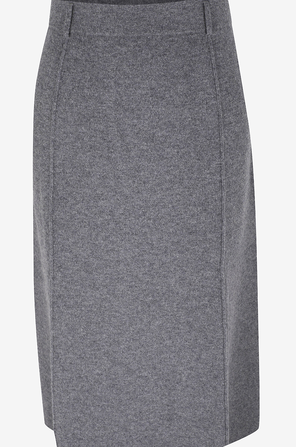 LISA YANG Ruthie cashmere flared midi knit skirt Women DARK GREY 3