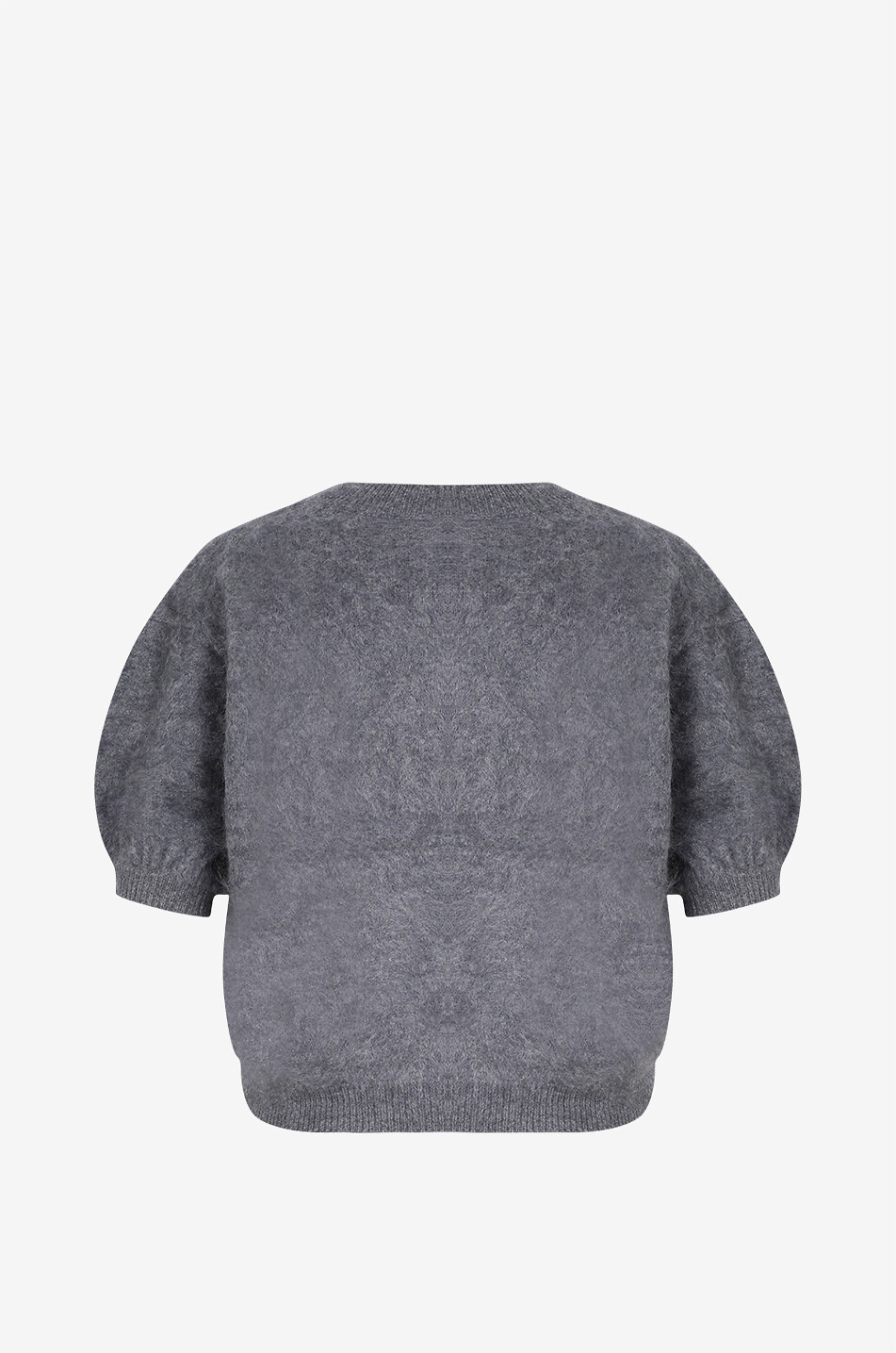 LISA YANG Kaschmir-Pullover mit Argyle-Motiv und kurzen Puffärmeln Juniper Damen BUNT 2