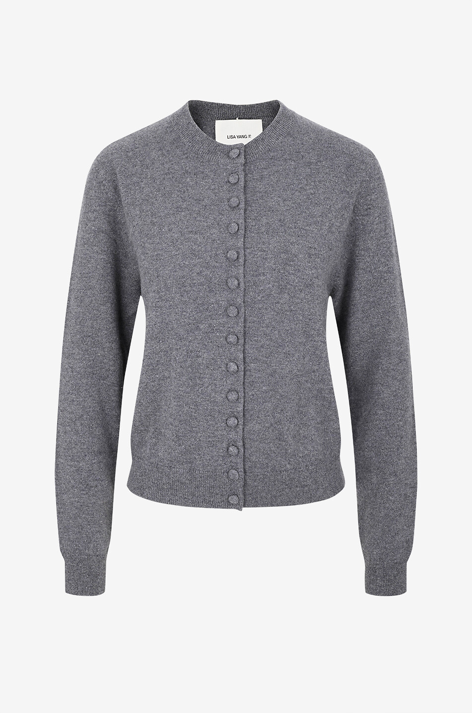 Wilona round neck cashmere cardigan