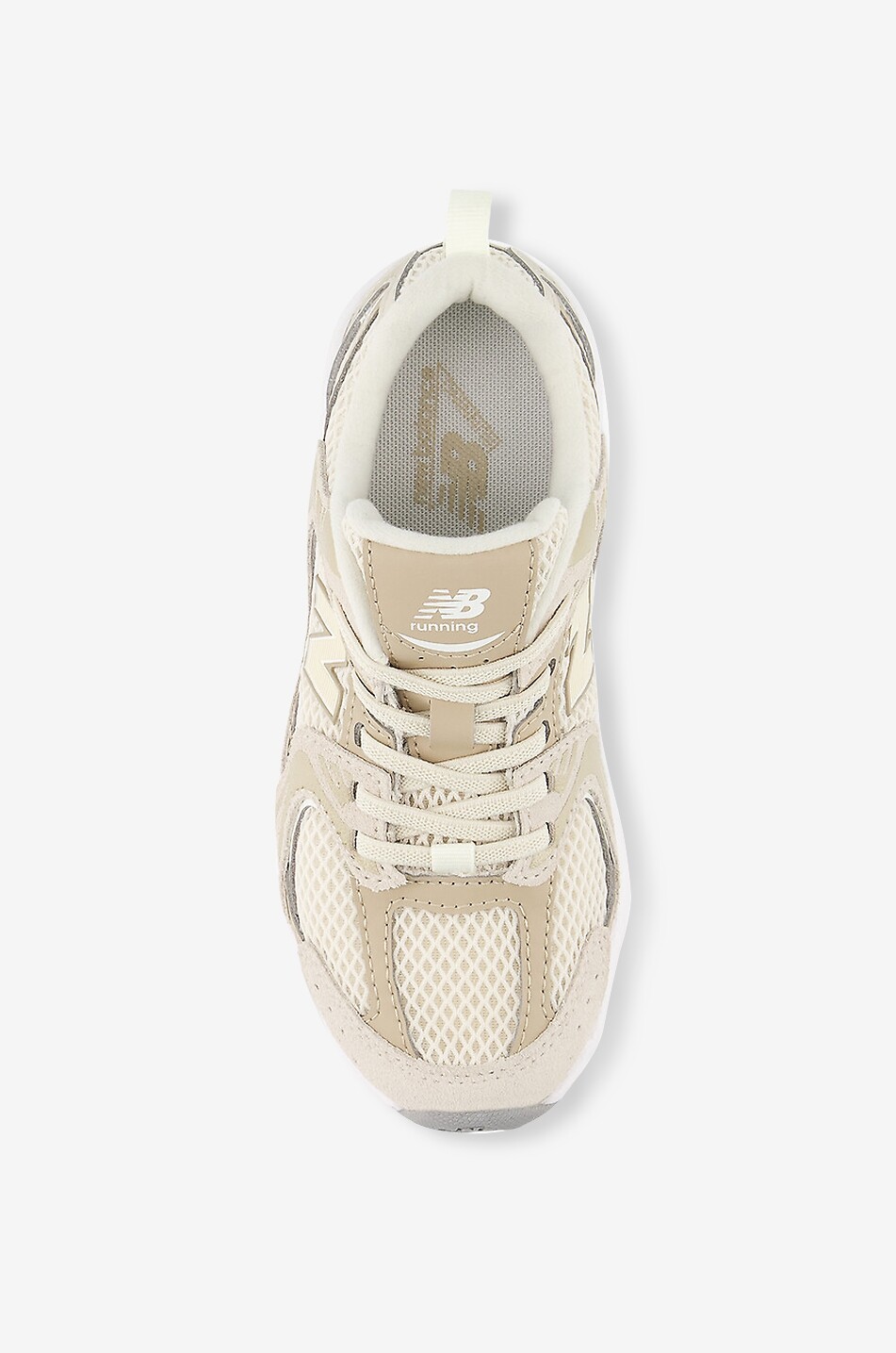 NEW BALANCE Niedrige Mädchen-Sneakers aus Mesh 530 Bungee Lace Mädchen BEIGE 4