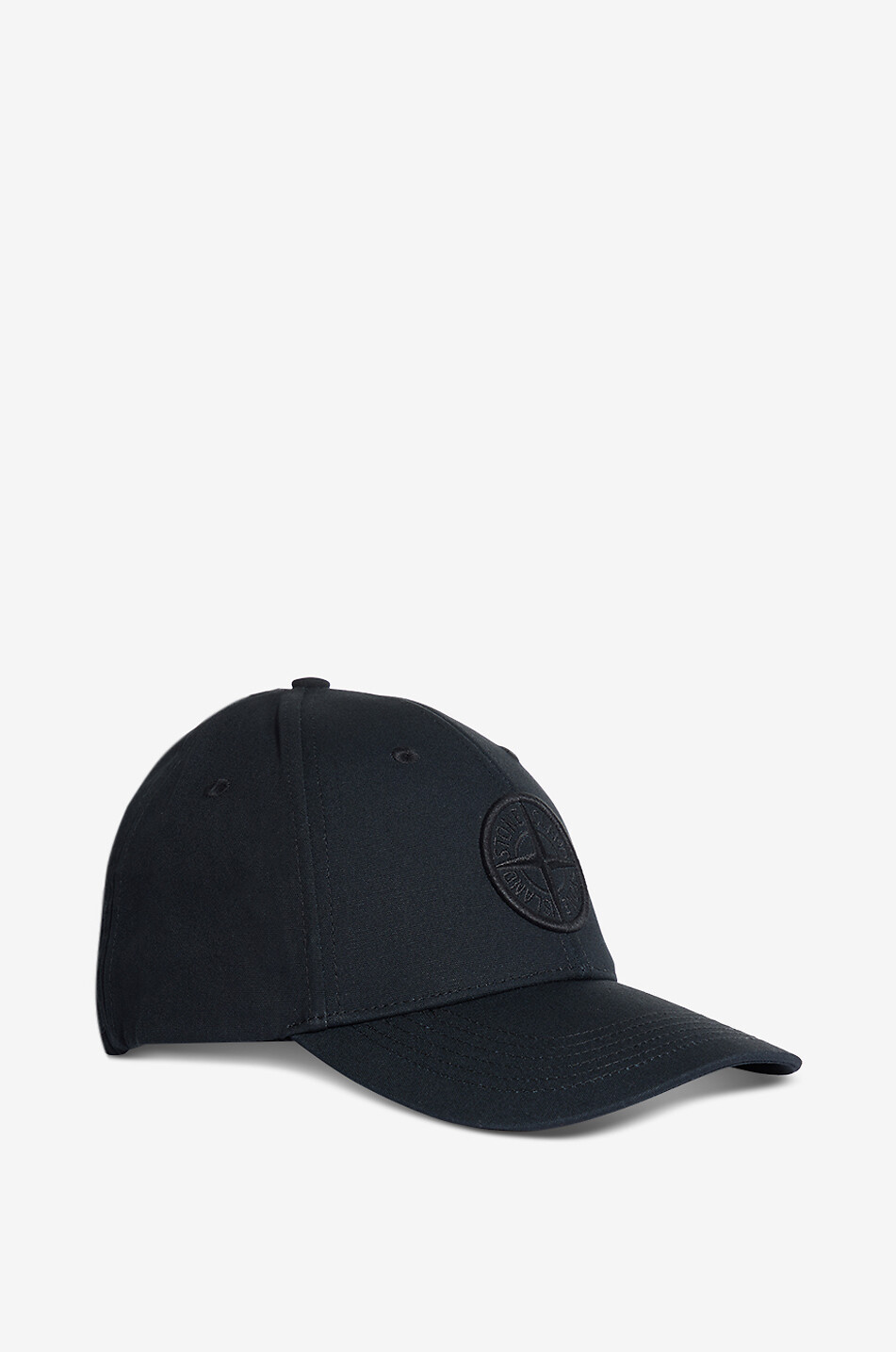 STONE ISLAND Casquette en coton avec logo brodé Homme NOIR 2