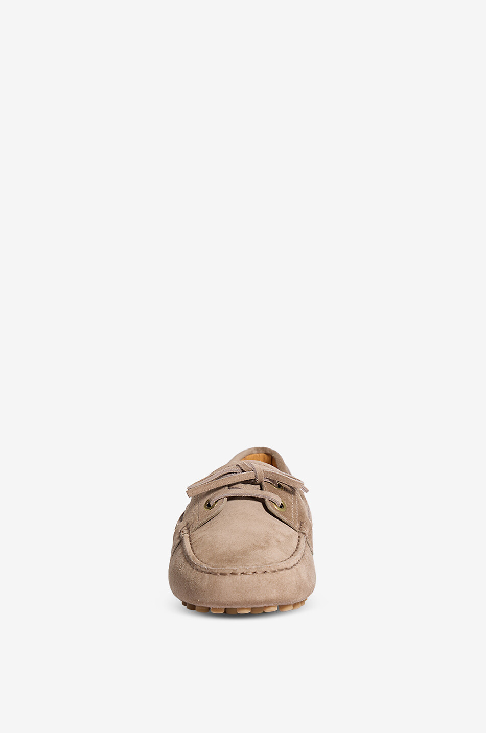 TOD'S Mocassins bateau en daim à oeillets Gommino Femme MARRON 2