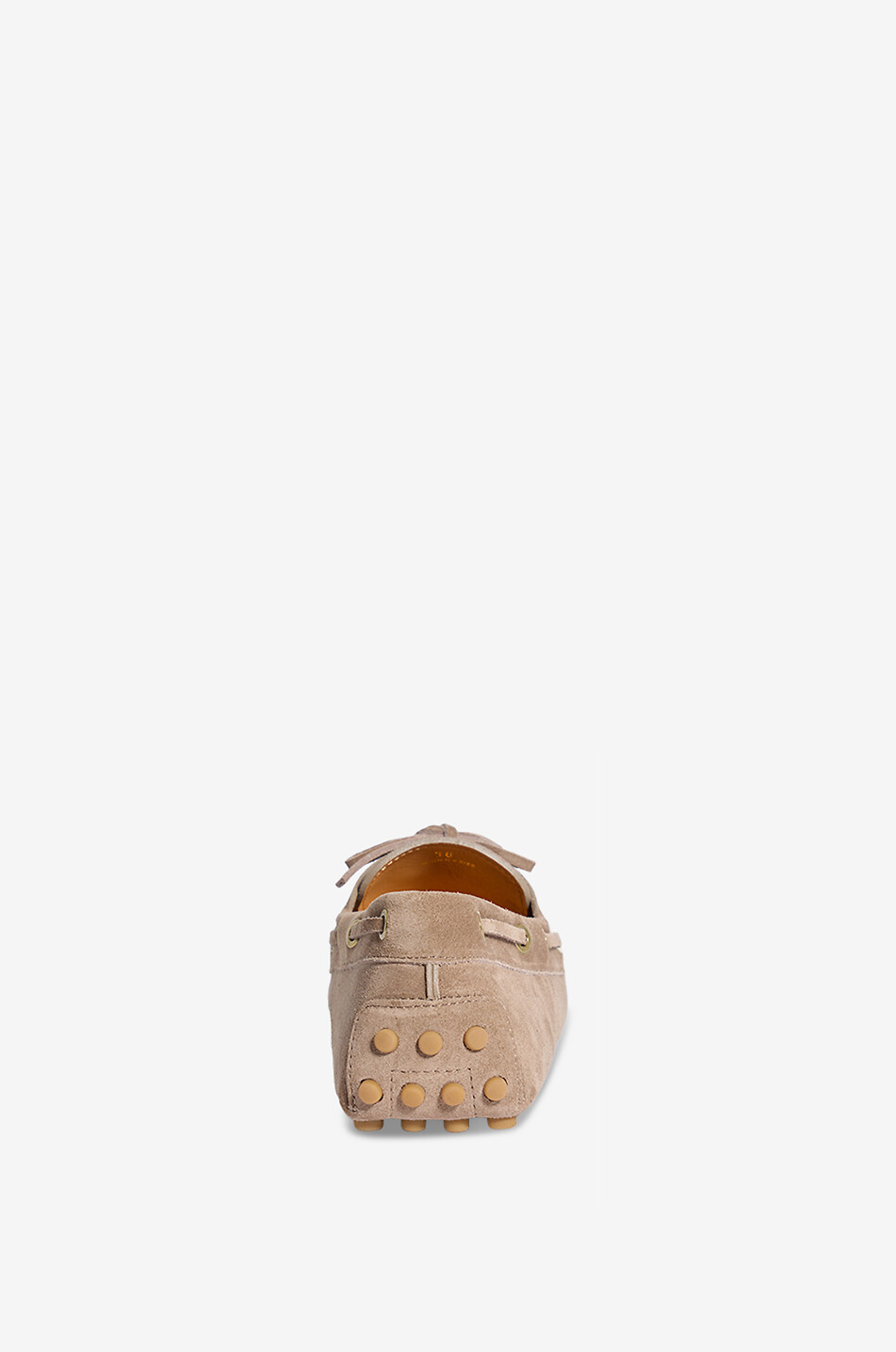 TOD'S Mocassins bateau en daim à oeillets Gommino Femme MARRON 4