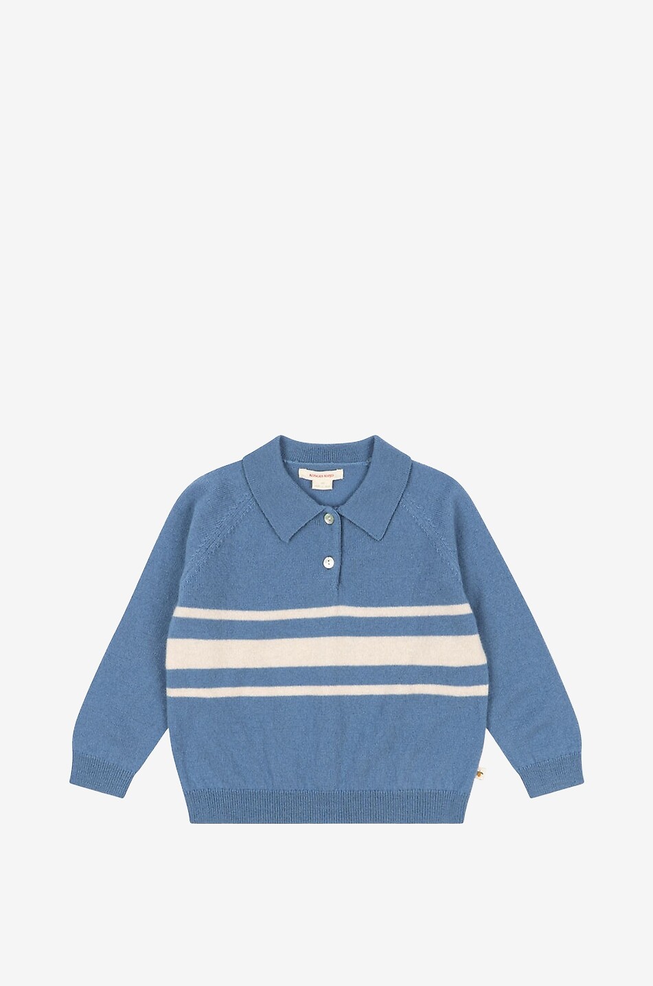 Pull polo en laine à rayures garçon Basi