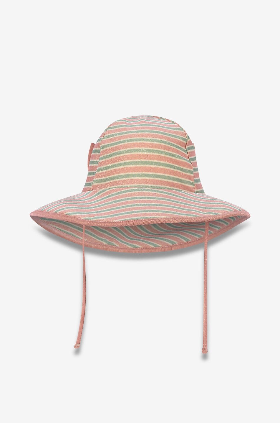 KONGES SLØJD Chapeau de plage rayé à nœud  fille Bow Wow Fille ROSE 1