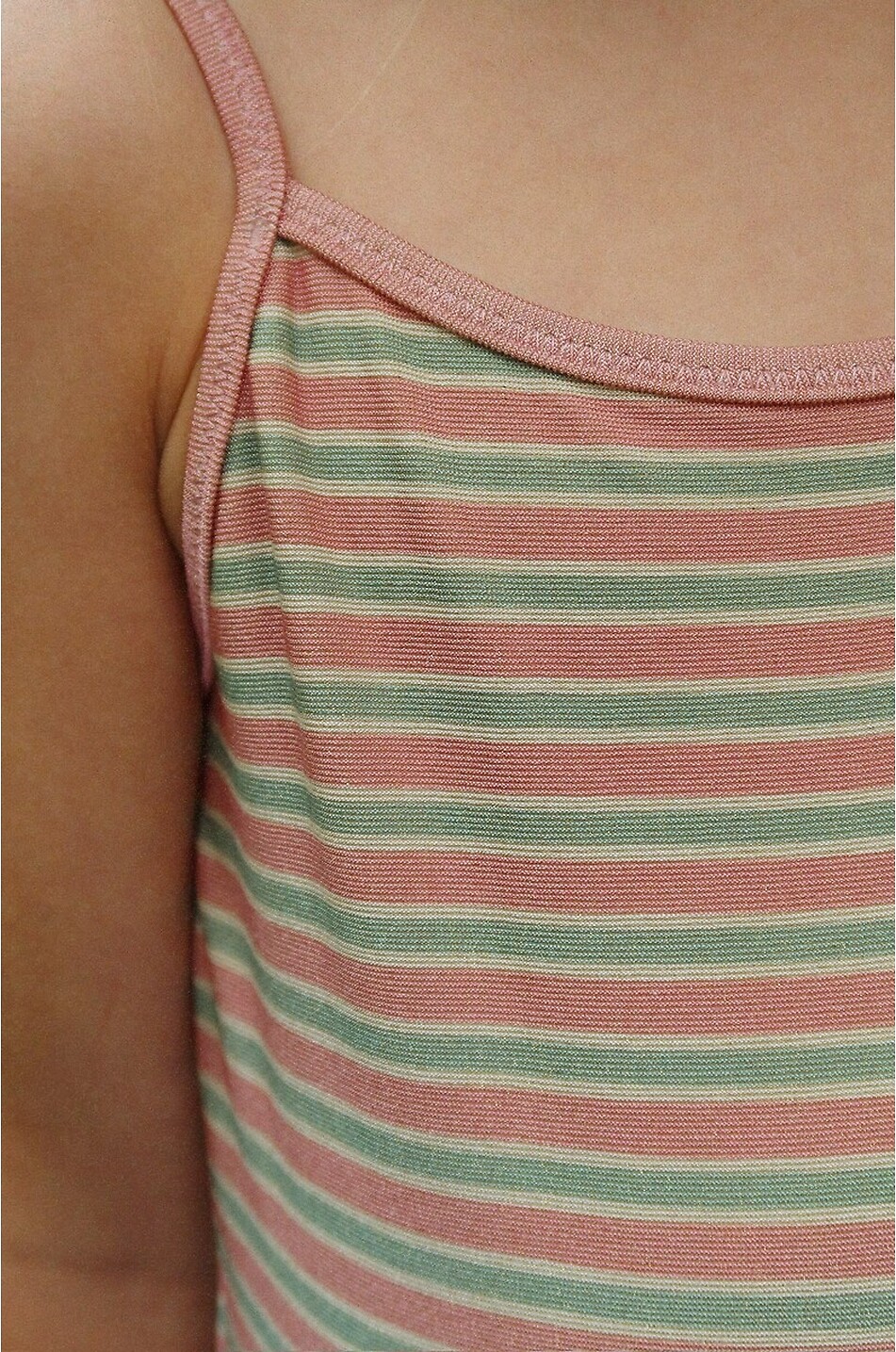 KONGES SLØJD Bow Wow striped bow-adorned girls' swimsuit Girl PINK 3