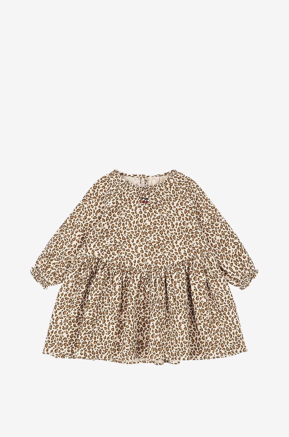Robe courte en coton bio fille Coco Leo