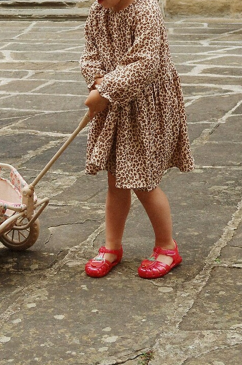 KONGES SLØJD Robe courte en coton bio fille Coco Leo Fille Marron 4