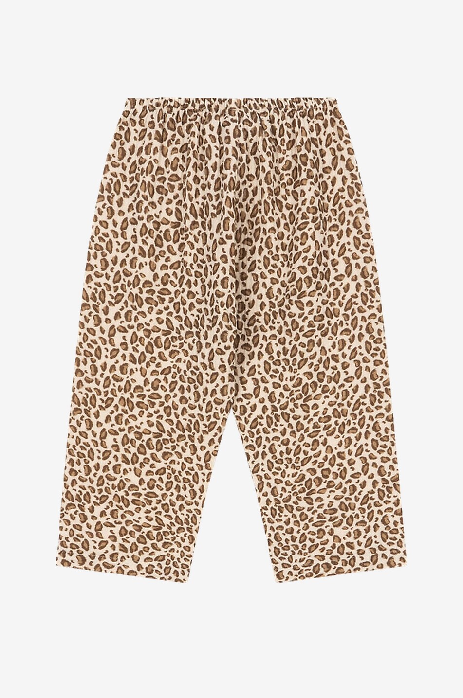 KONGES SLØJD Pantalon fille en gaze de coton imprimé Coco Fille Marron 2