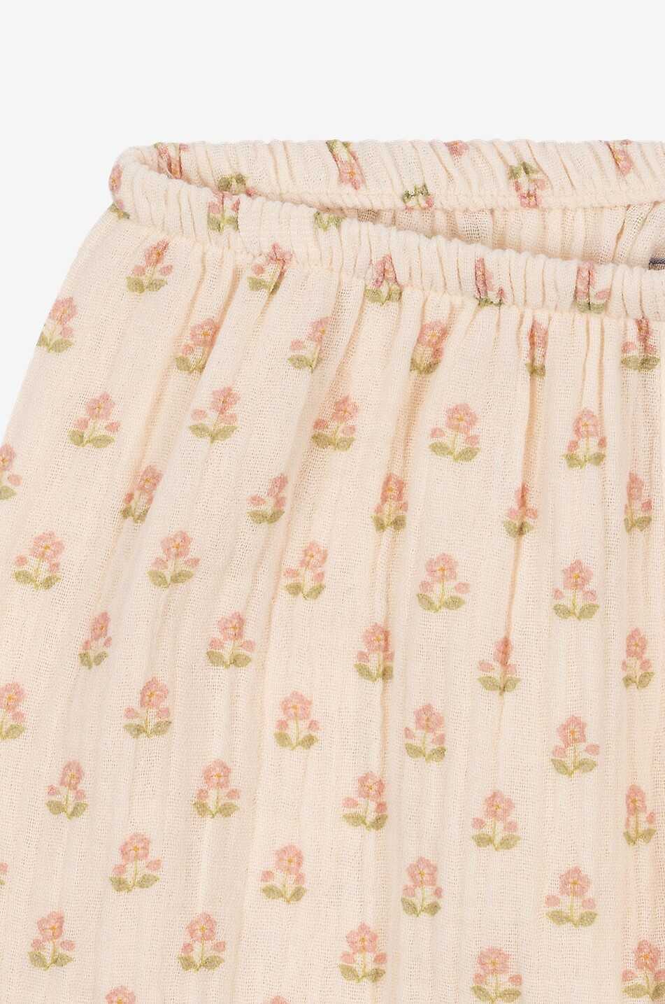 KONGES SLØJD Pantalon fille en gaze de coton imprimé Coco Fille ROSE CLAIR 6