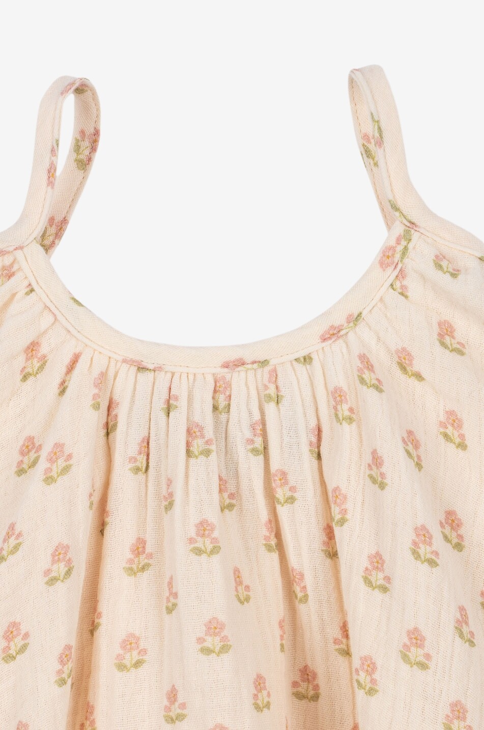 KONGES SLØJD Robe trapèze à bretelles en gaze fille Coco Carta Rosa Fille ROSE CLAIR 6