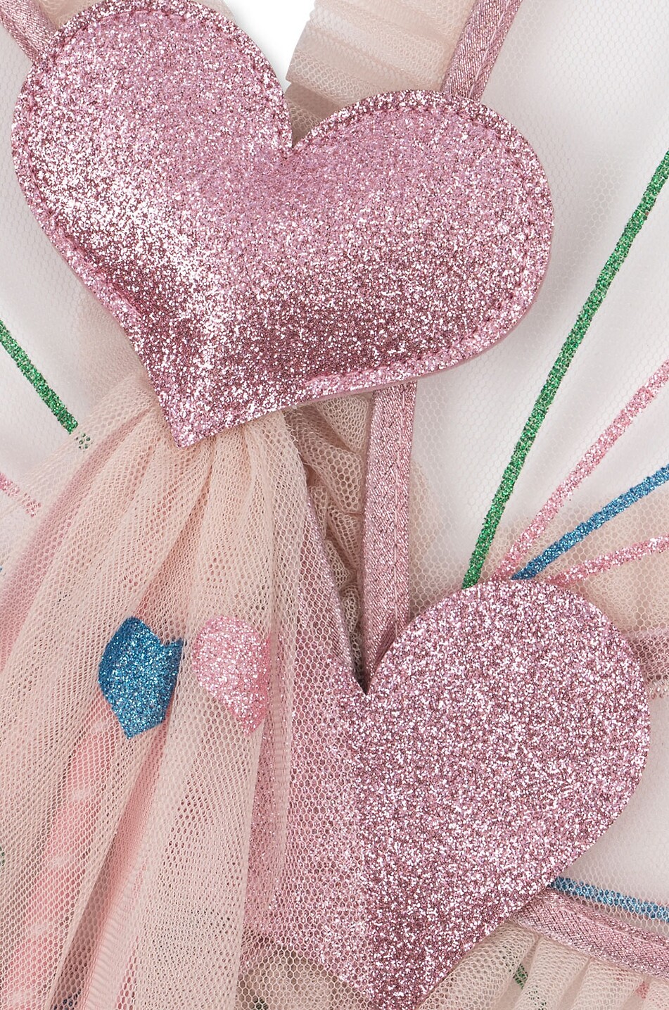 KONGES SLØJD Fairy Frill Heart Mix accessories for children's fairy costume Unisex LIGHT PINK 3