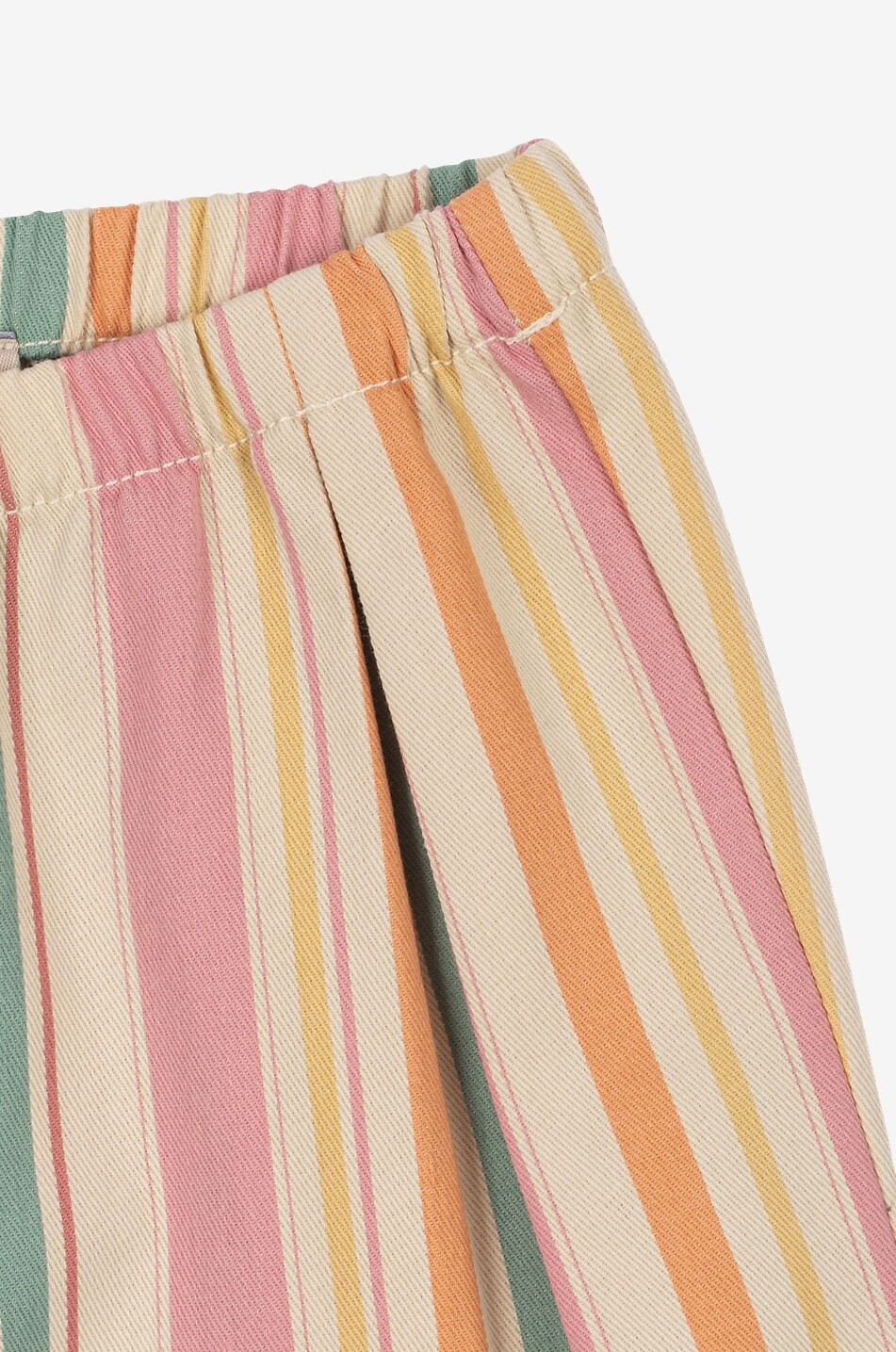 KONGES SLØJD Frankie Miami Stripe striped twill girls' straight trousers Girl MULTI COLOURED 6