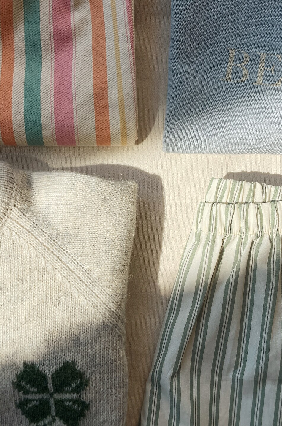 KONGES SLØJD Frankie Miami Stripe striped twill girls' straight trousers Girl MULTI COLOURED 5