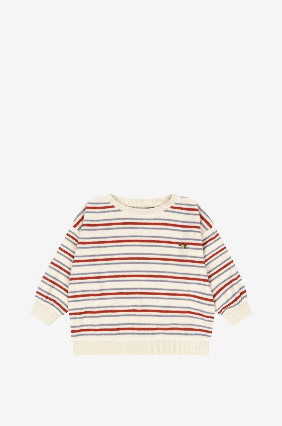 Sweat-shirt à col rond garçon en éponge Itty Stripe Winds