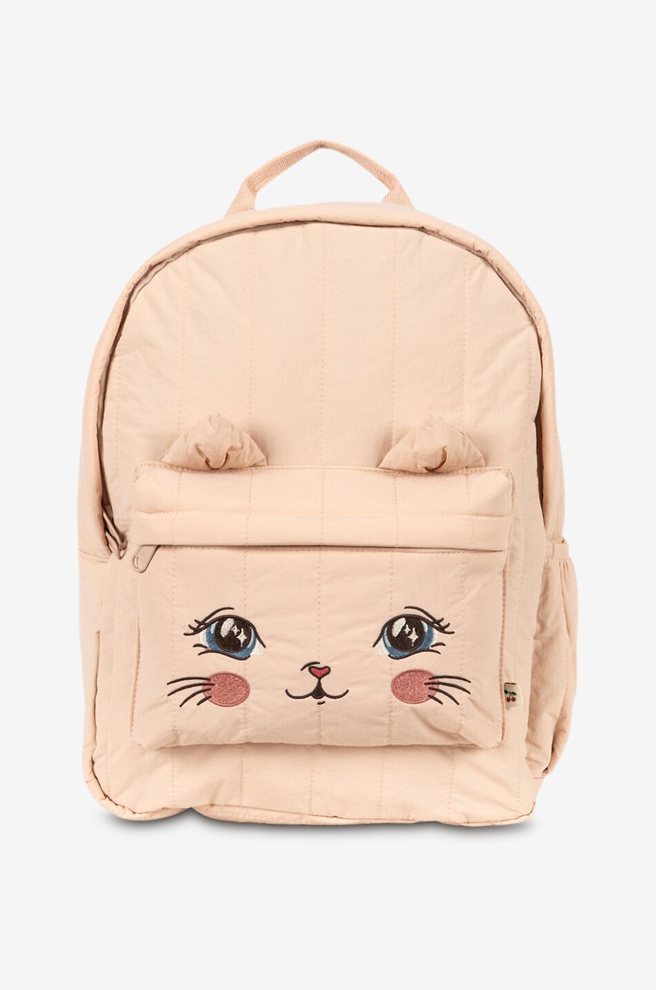 KONGES SLØJD Juno Kitty embroidered quilted backpack for girls Girl LIGHT PINK 1