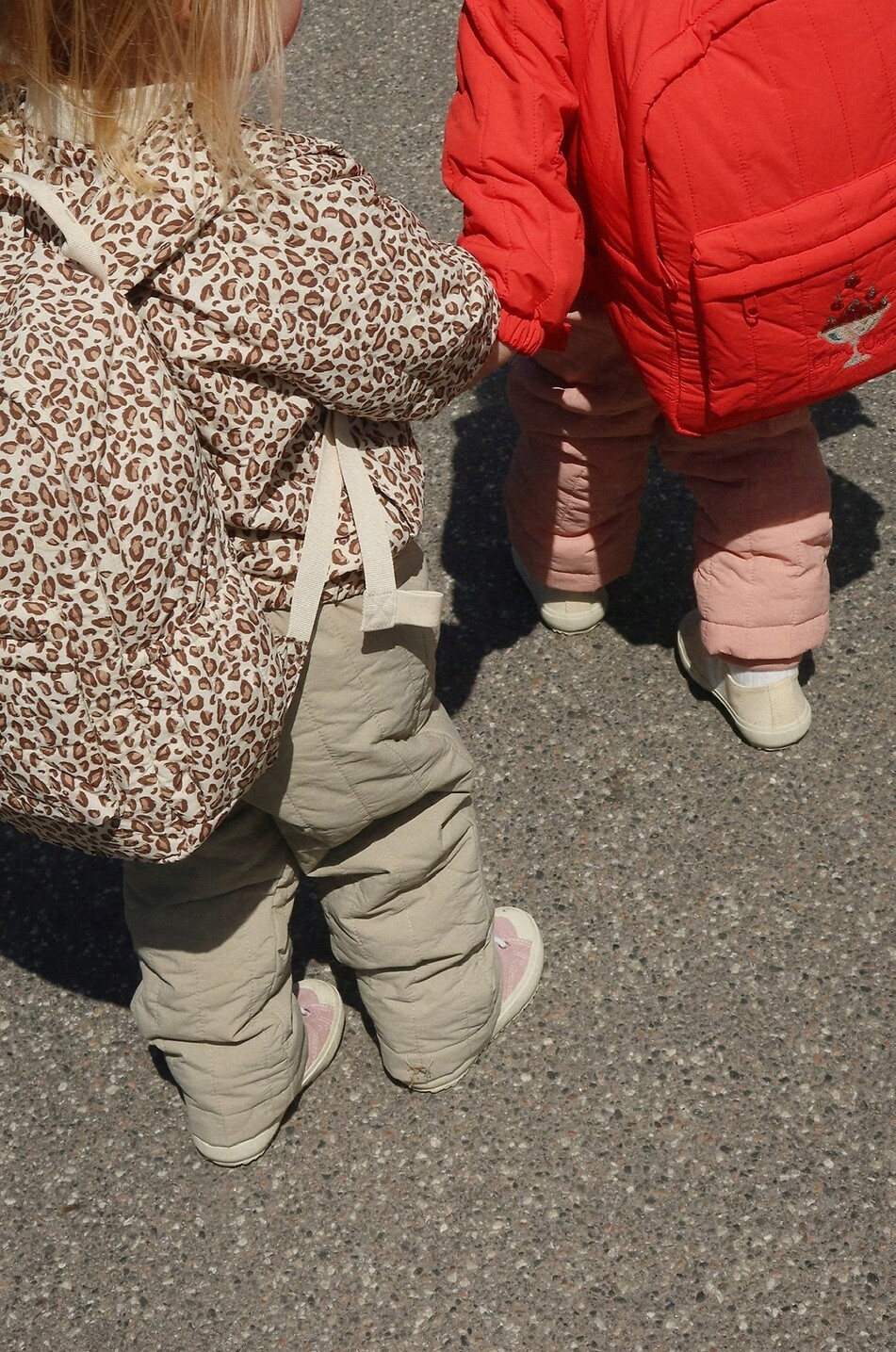 KONGES SLØJD Juno Leo girl's sequin-embroidered quilted backpack Girl Brown 4