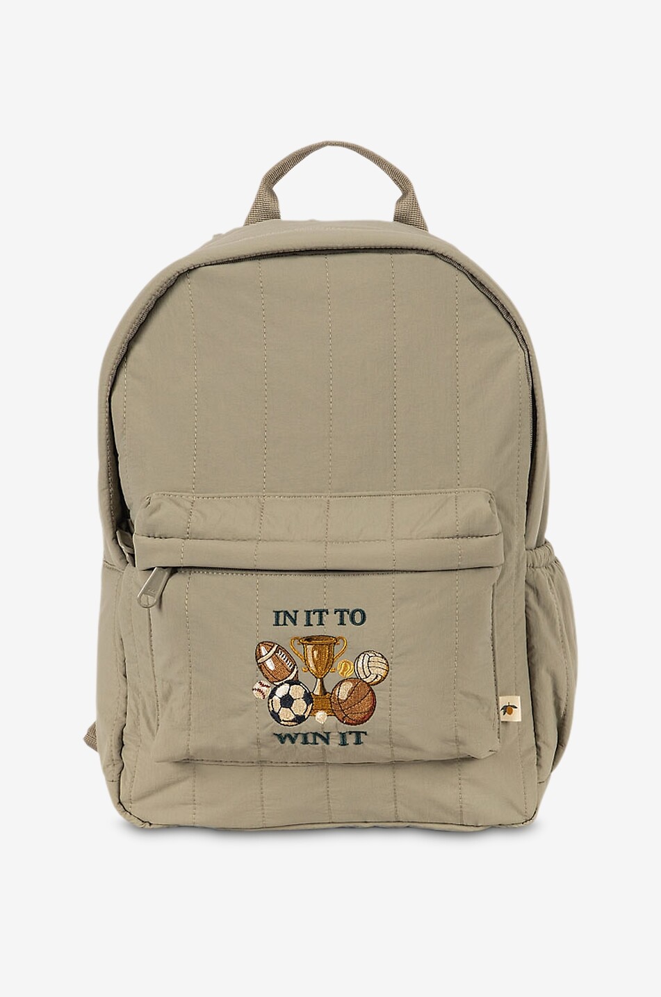 Sac à dos matelassé brodé garçon Juno In It To Win Laurel Oak