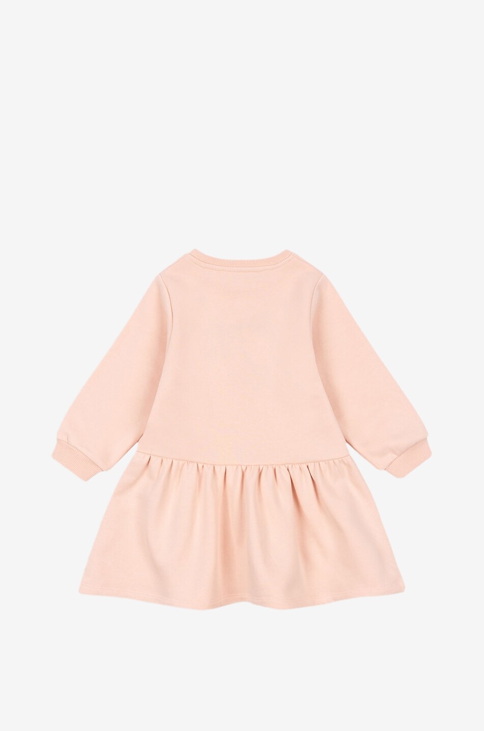 KONGES SLØJD Lou Evening Sand girl's cherry embroidered sweat dress Girl PINK 2