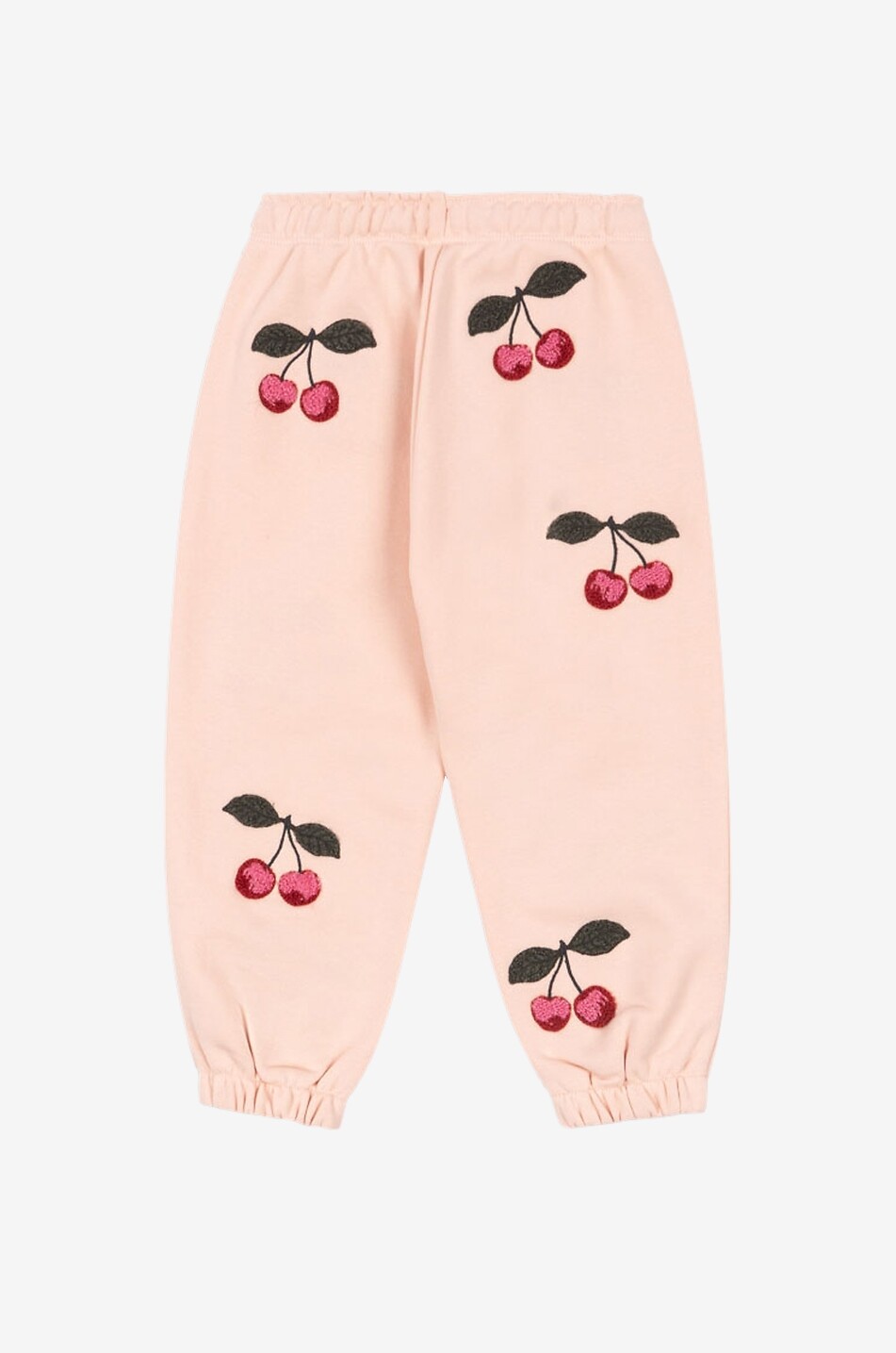 KONGES SLØJD Pantalon jogging en molleton brodé cerises fille Lou Fille ROSE 2