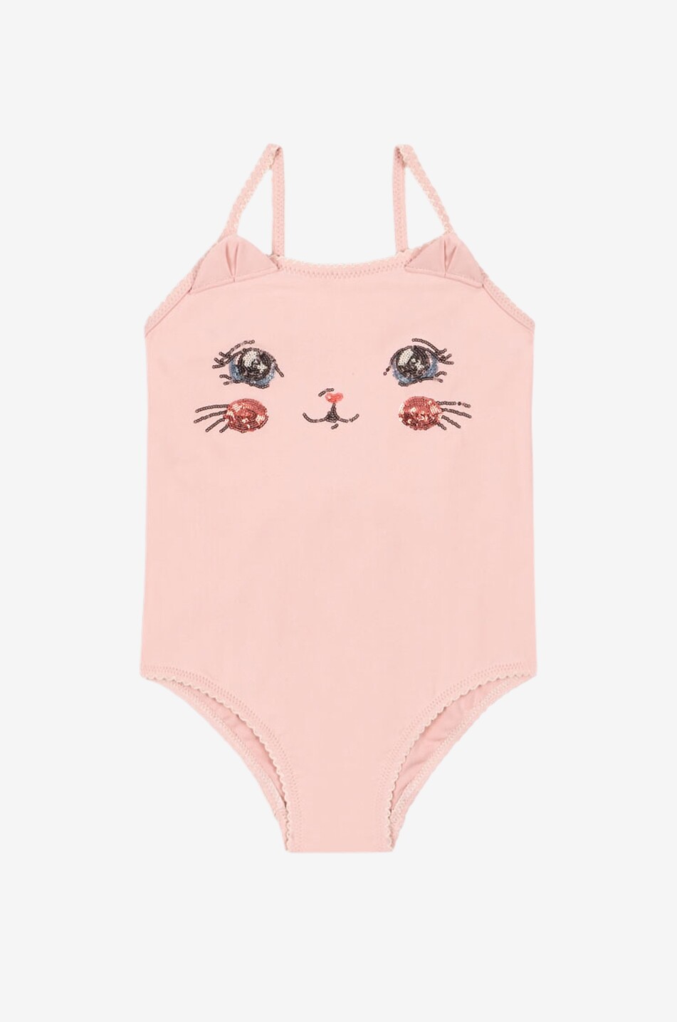 KONGES SLØJD Maillot de bain à sequins enfant Kitty Fille ROSE CLAIR 1