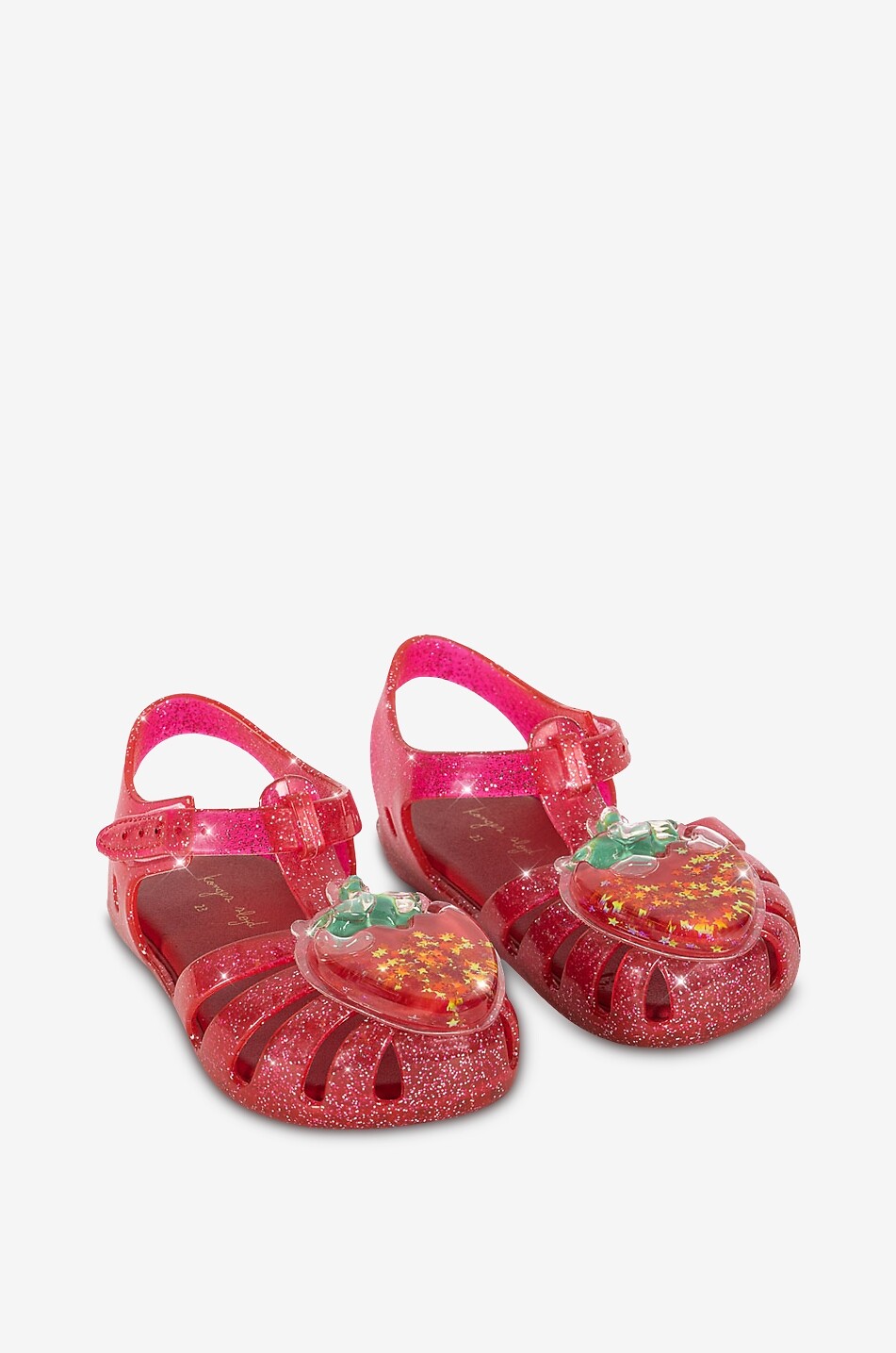 KONGES SLØJD Sandales pailletées en PVC fille Lilo Strawberry Fille ROUGE 2