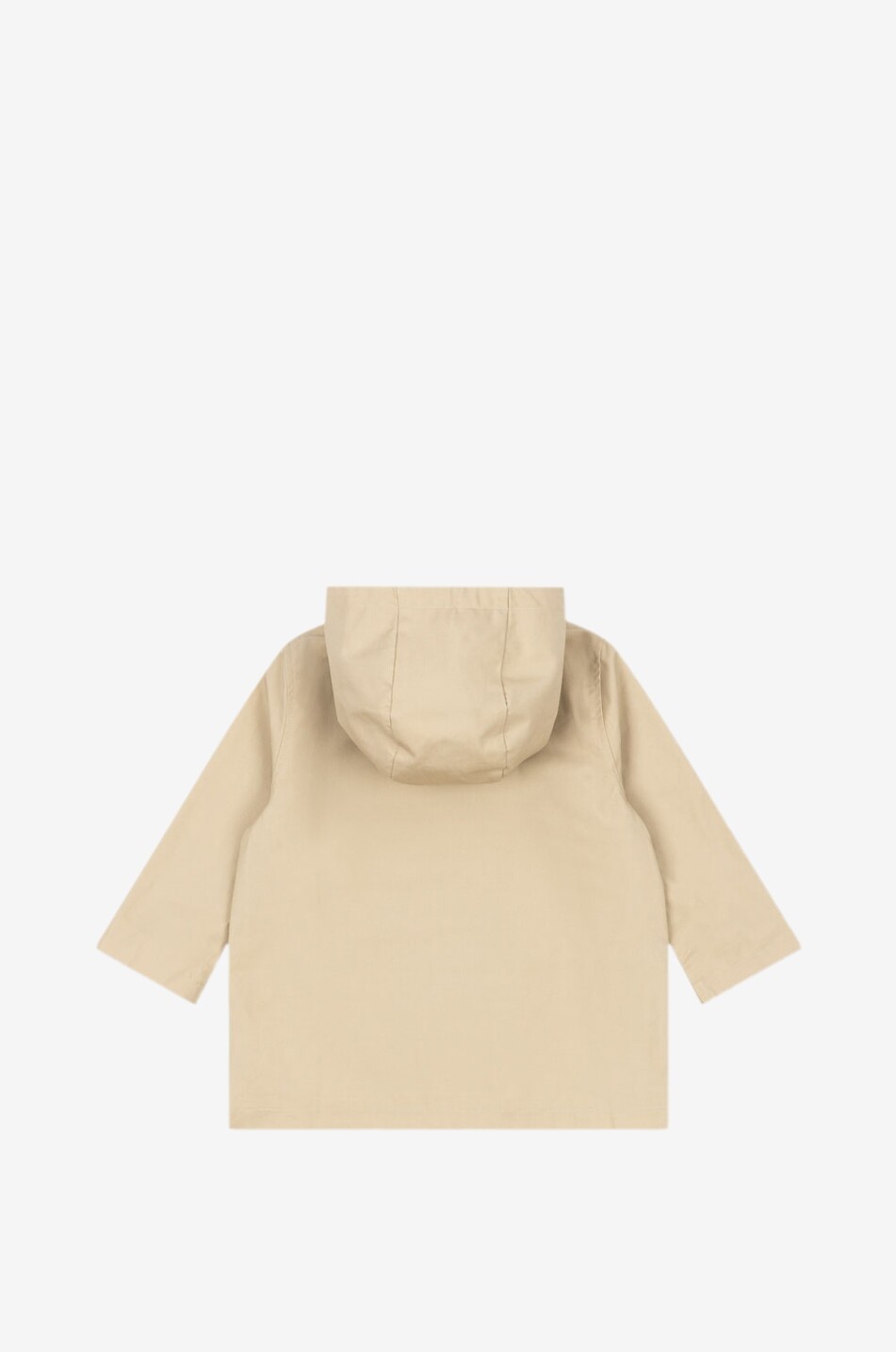 KONGES SLØJD Trench embroidered hooded boys' trench coat Boy BEIGE 2