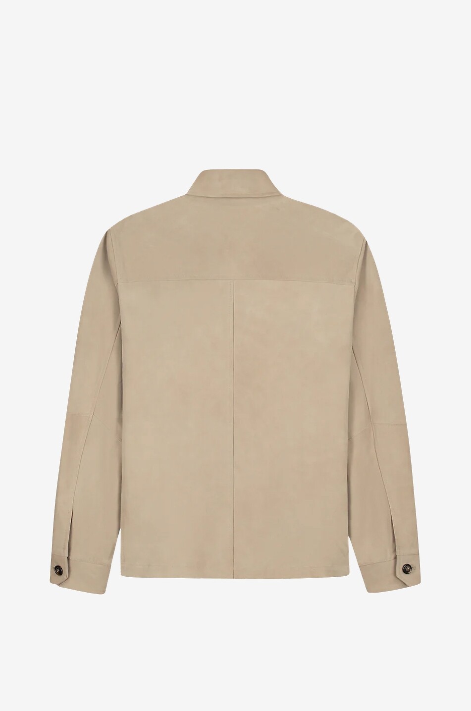 AURELIEN Suede overshirt Men BEIGE 2