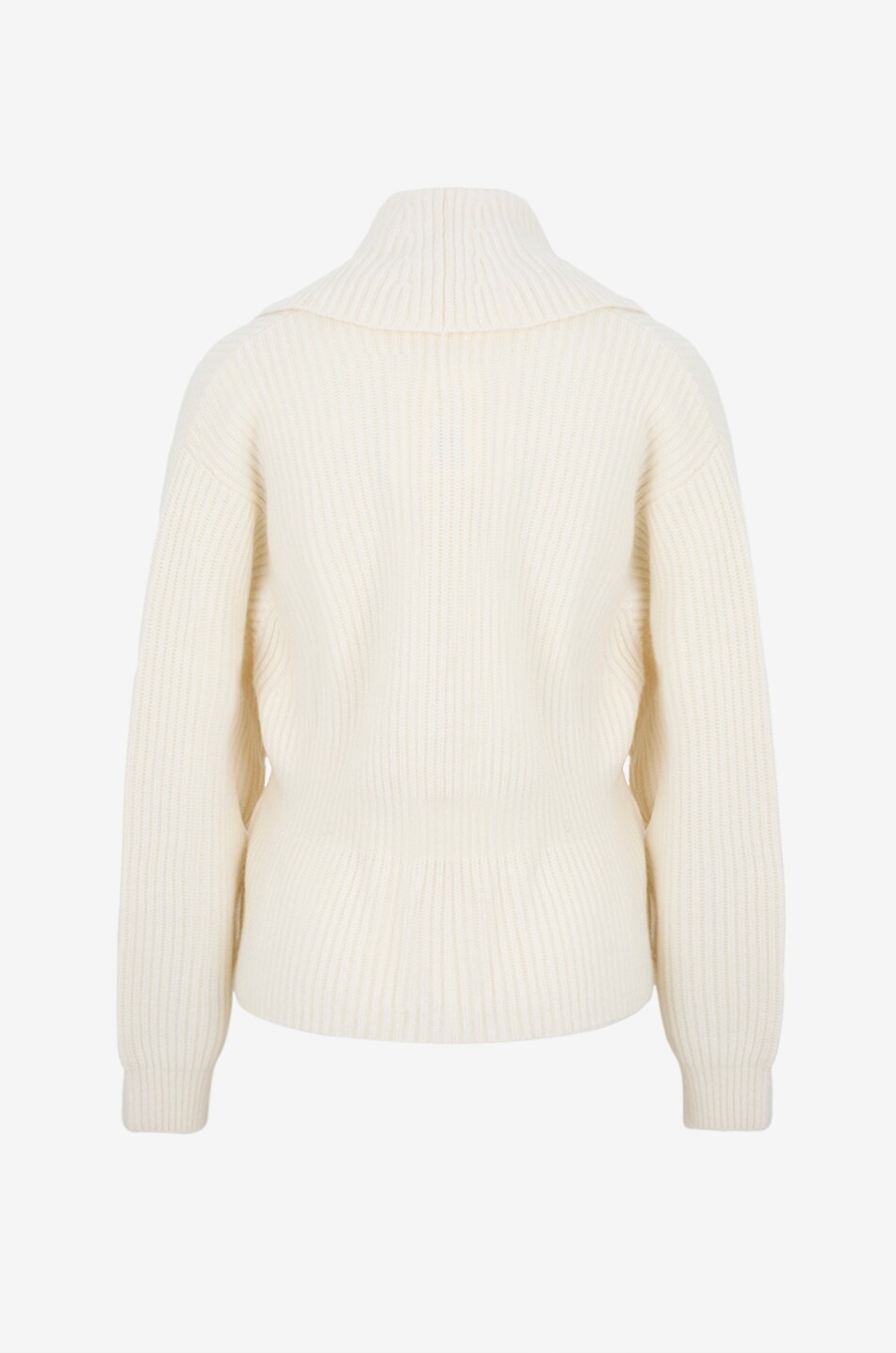 LISA YANG Cardigan mit Schoss aus Kaschmir Alessandra Damen CREMEFARBEN 2