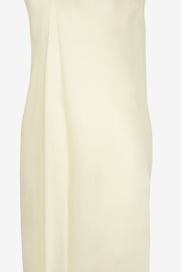 Lyra fitted high-neck midi dress in blended viscose - KHAITE - BEIGE - Bongnie Lyra fitted high-neck midi dress in blended viscose - KHAITE - BEIGE - Bongnie