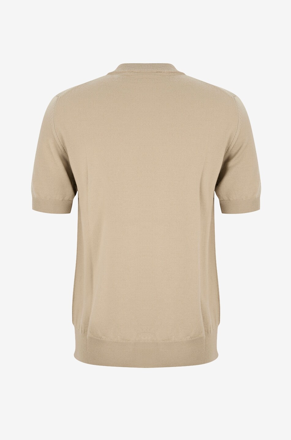 AURELIEN Cashwool wool short-sleeved jumper Men LIGHT GREEN 2