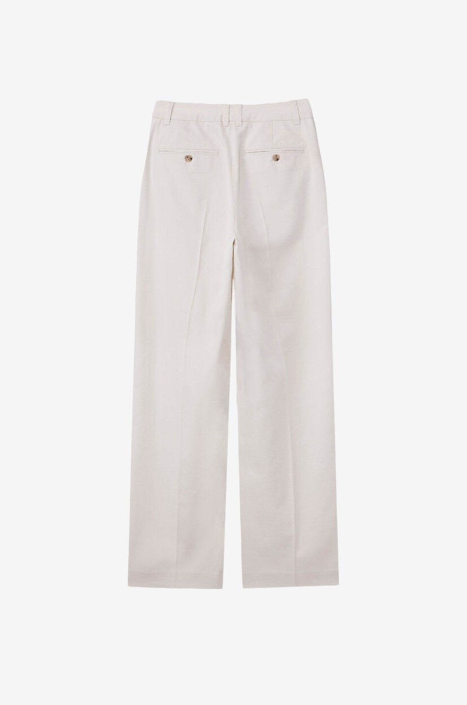 DUNST Pantalon chino à pinces Femme BLANC CASSE 2