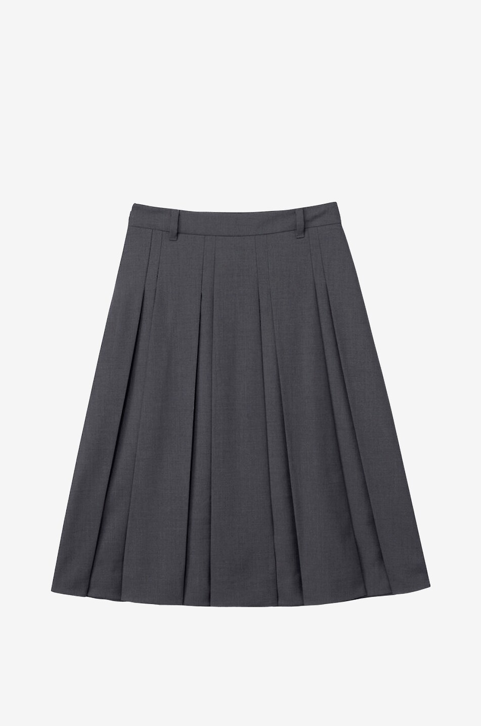 DUNST Halblanger Kostüm-Faltenrock Damen GRAU 2
