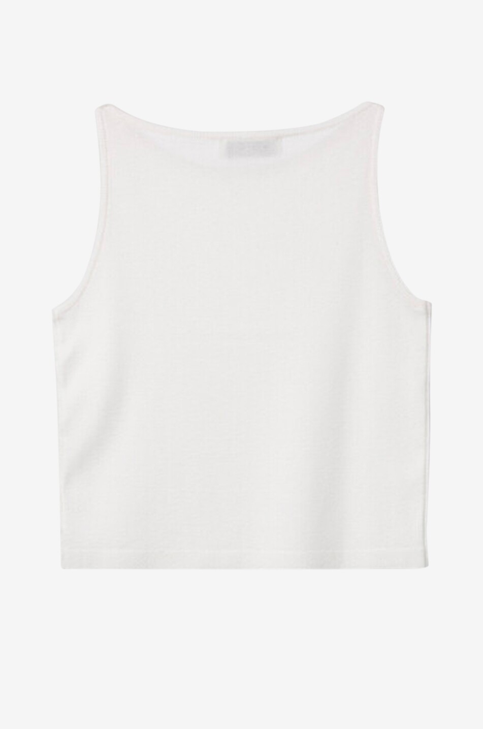 DUNST Gerafftes Tanktop aus Ripp-Jersey Damen WEISS 2