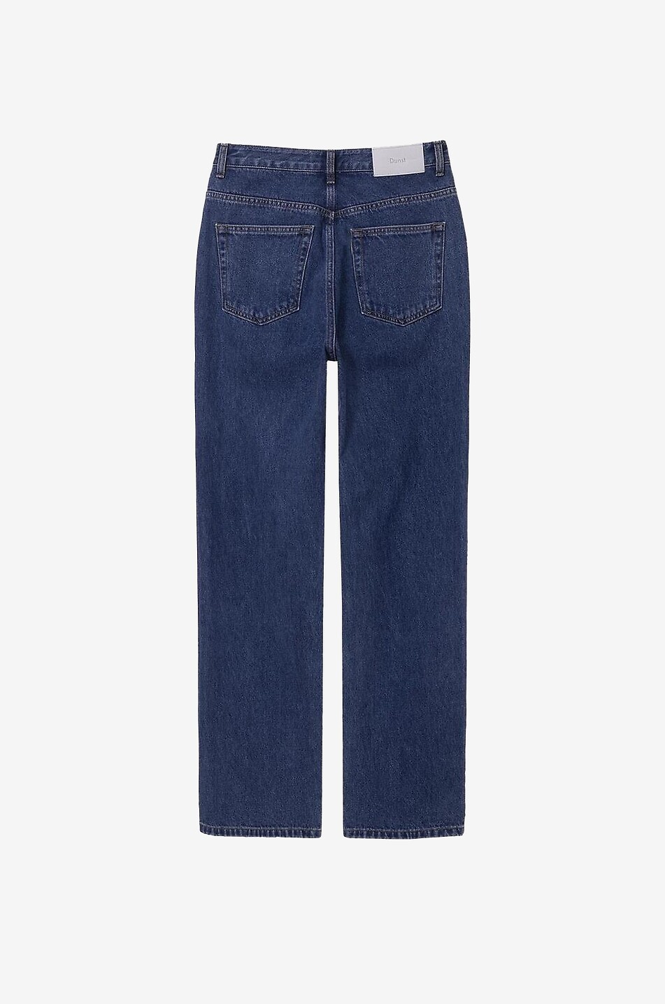 DUNST Loose dark-washed cotton jeans Women BLUE 2