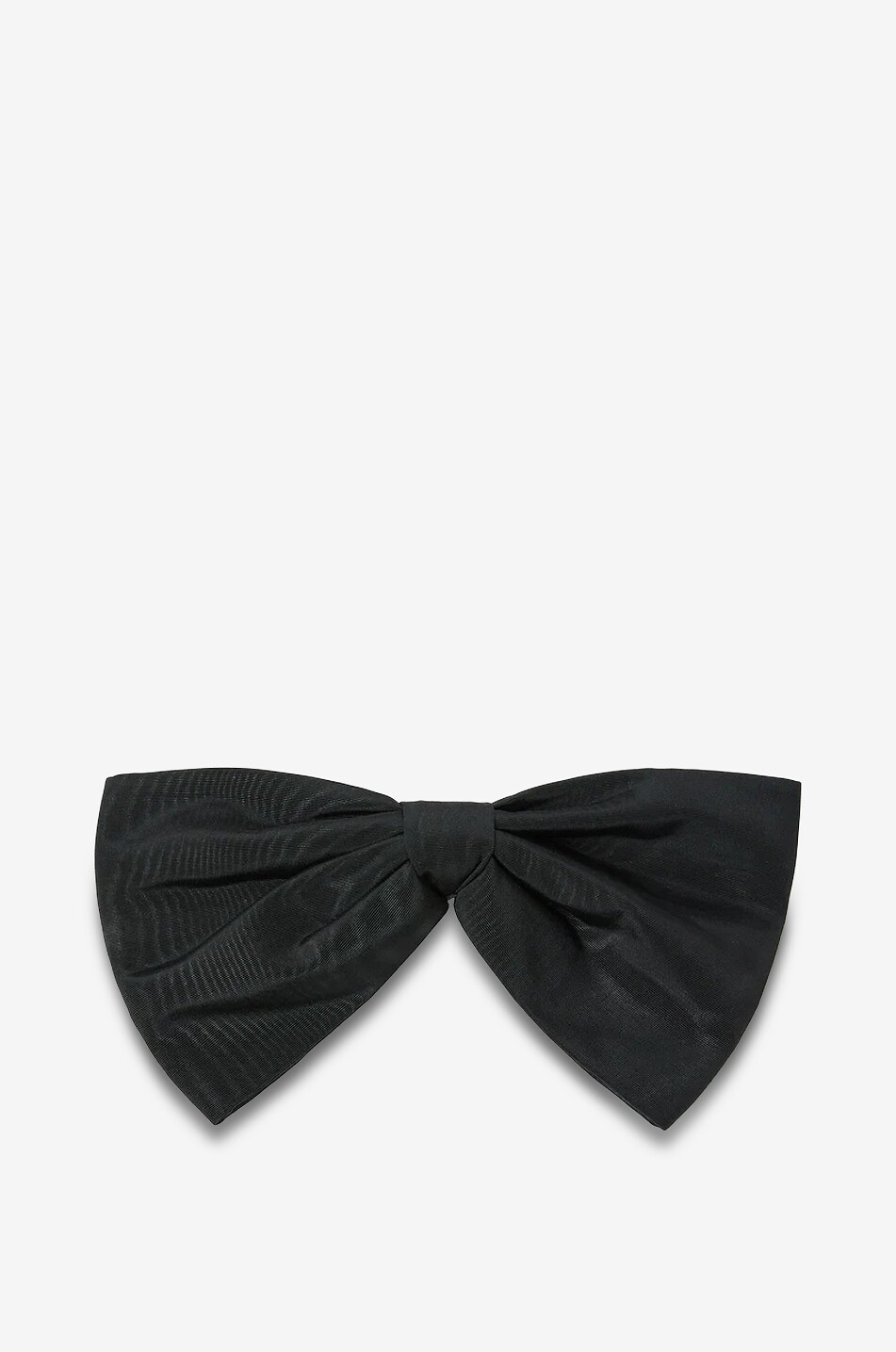 LOEFFLER RANDALL Barrette noeud drapé moiré Auden Unisexe NOIR 1