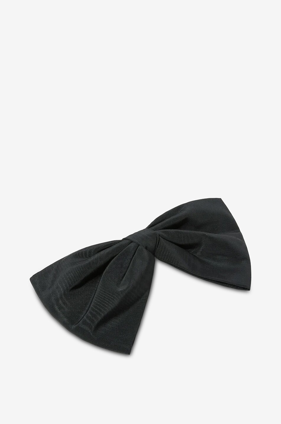 LOEFFLER RANDALL Barrette noeud drapé moiré Auden Unisexe NOIR 2