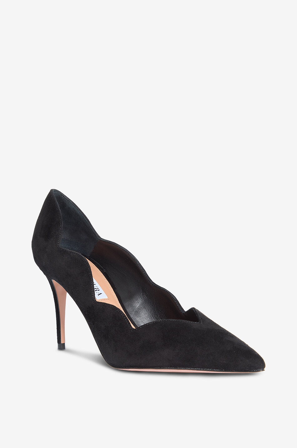 Escarpins à talons aiguilles en daim Petal 85