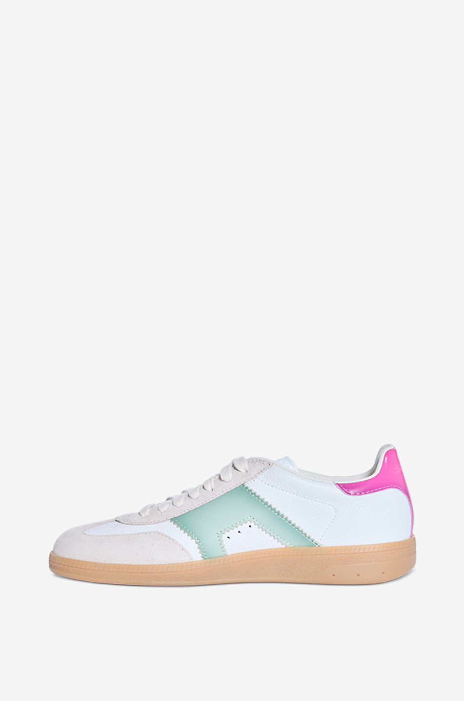 SANTONI DBS Oly leather low-top sneakers Women WHITE 3