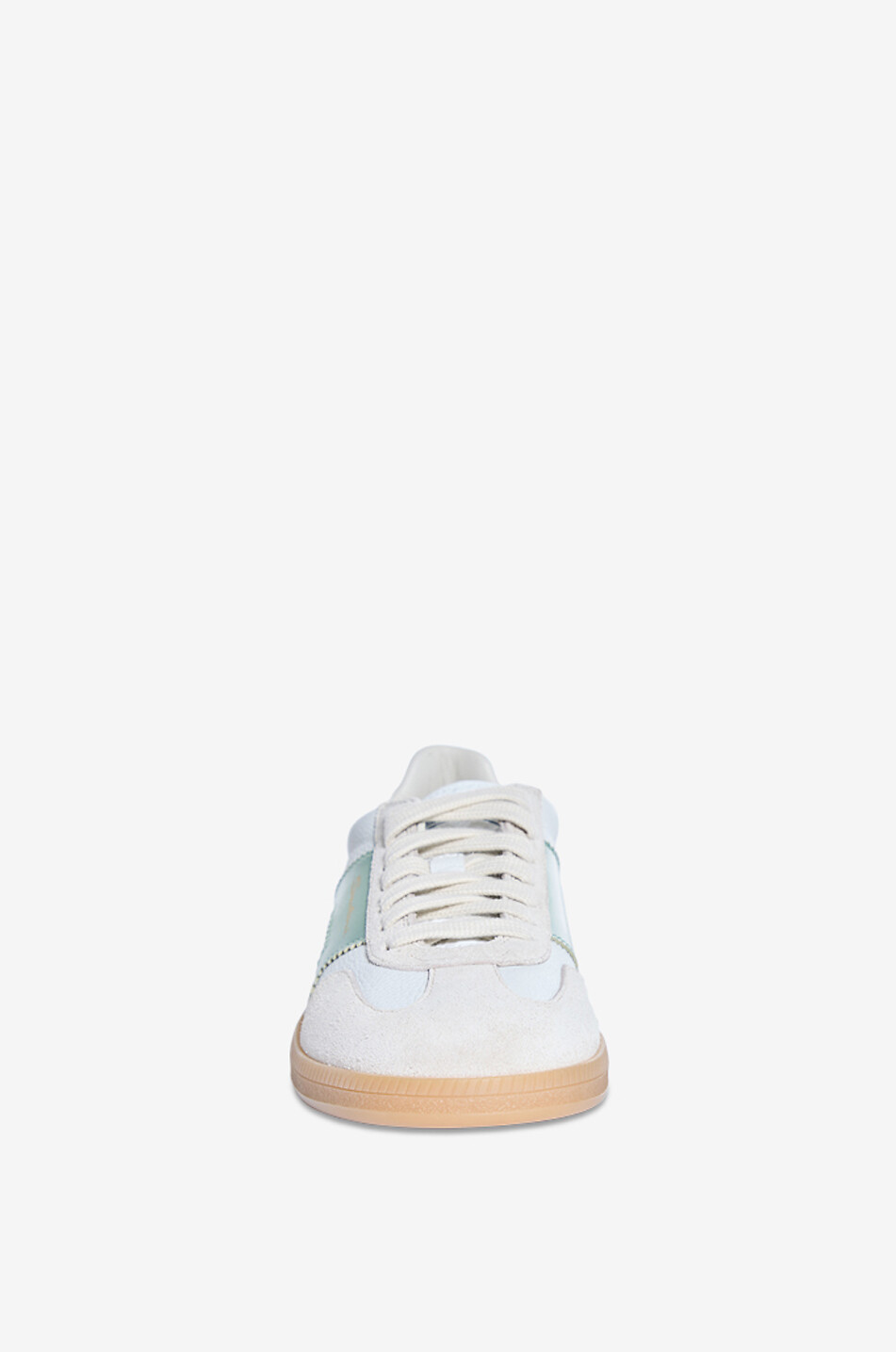 SANTONI DBS Oly leather low-top sneakers Women WHITE 2