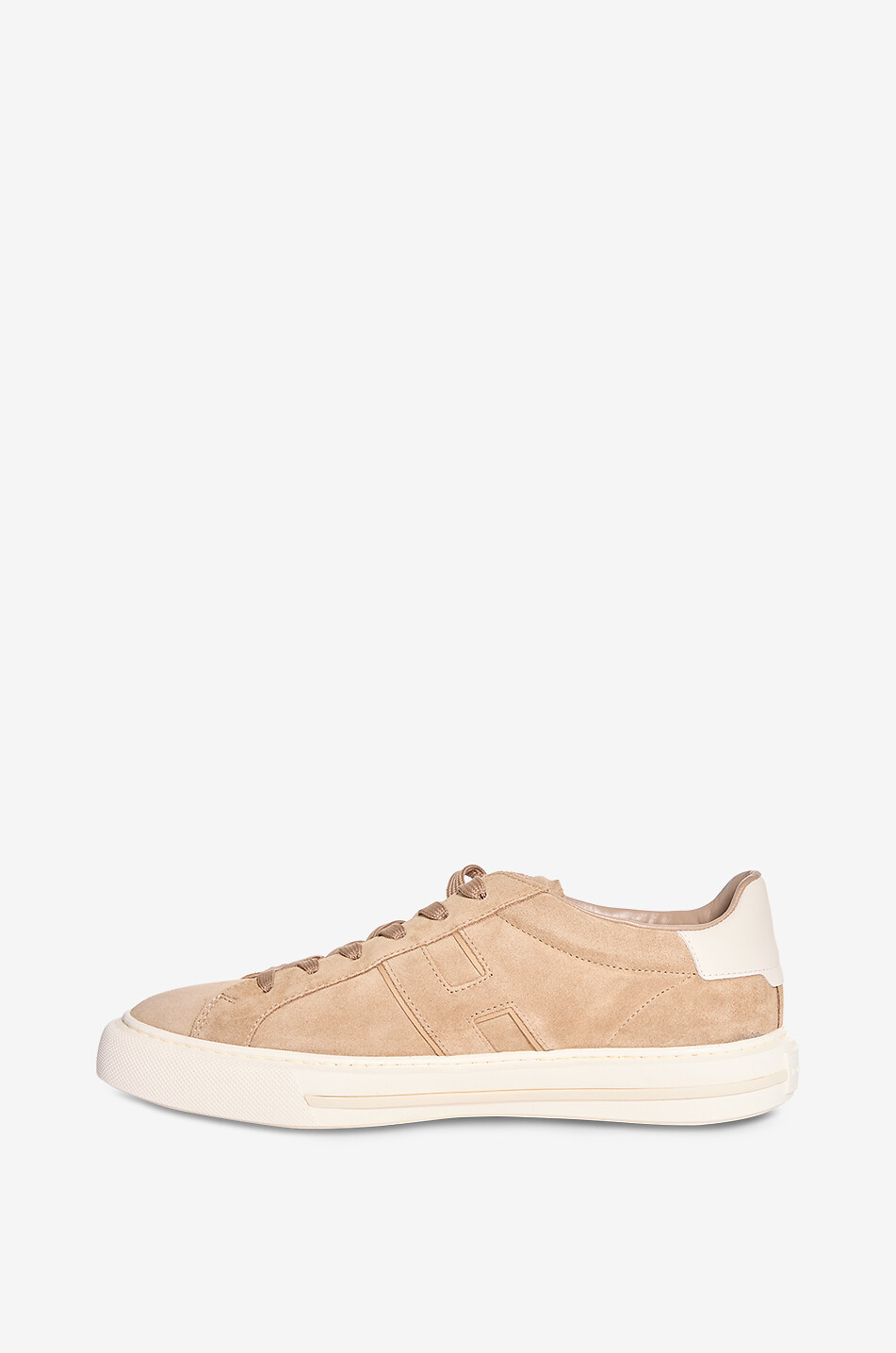 HOGAN Niedrige Schnür-Sneakers aus Wildleder Hogan Rebel Herren Mittle beige 3