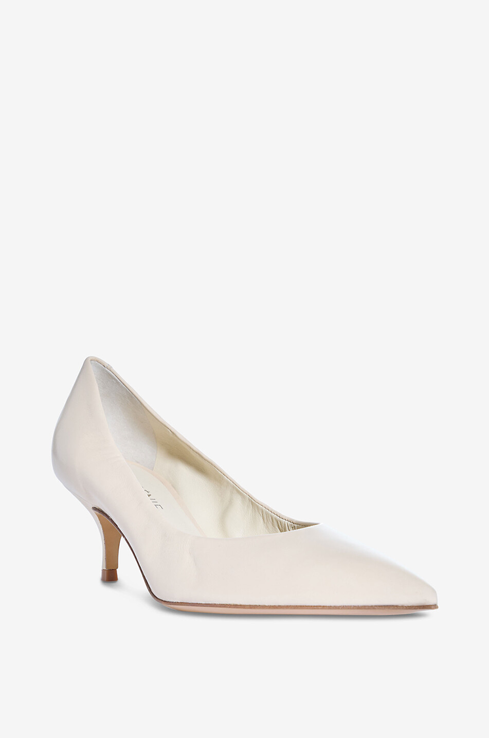 BONGENIE Pumps mit Pfennigabsatz aus Nappaleder Azelie 60 Damen CREMEFARBEN 1