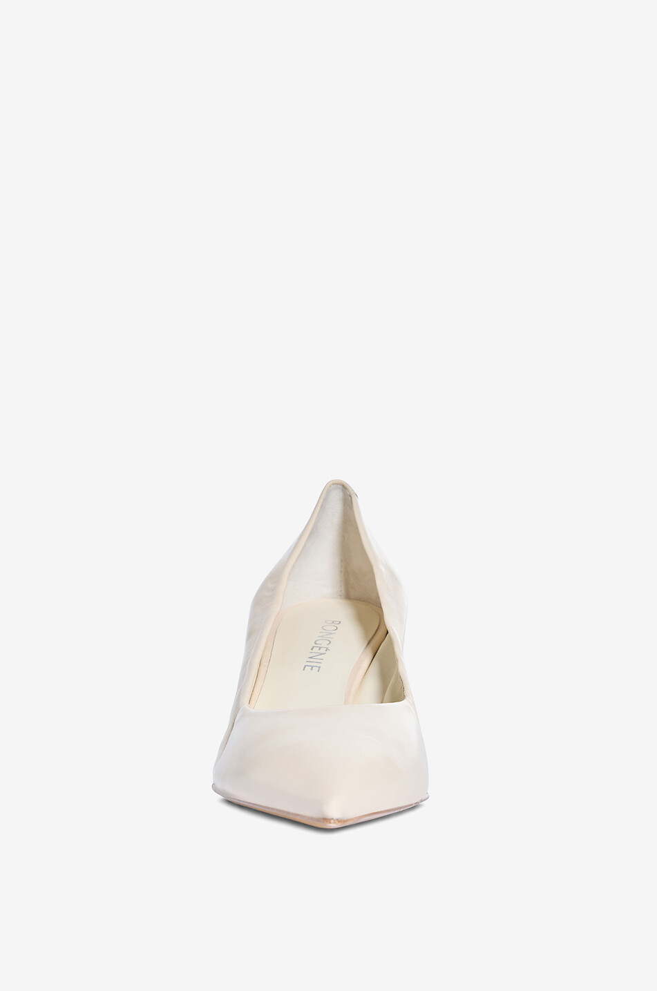 BONGENIE Pumps mit Pfennigabsatz aus Nappaleder Azelie 60 Damen CREMEFARBEN 2