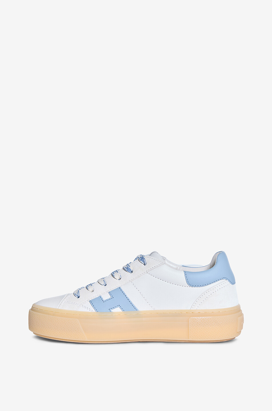 HOGAN Schnürsneakers aus Nappaleder Hogan Crosswind Damen CREMEFARBEN 3