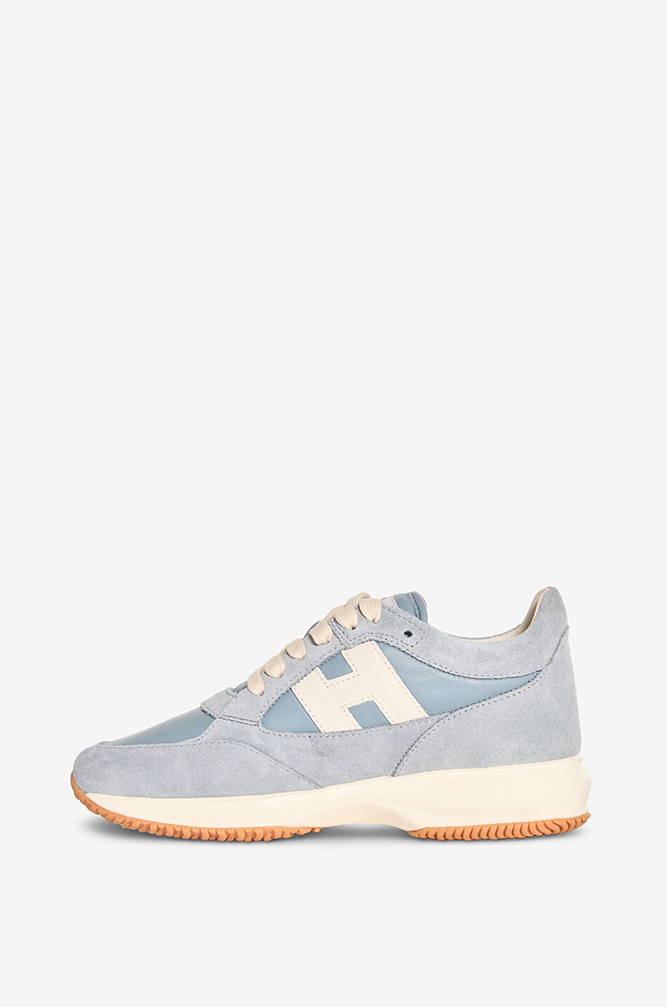 HOGAN Hogan Interactive suede and fabric lace-up low-top sneakers Women BLUE 3