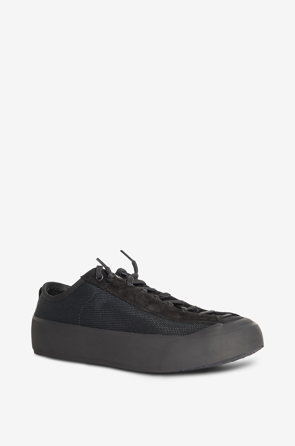 S100010 Poly Mesh mesh and suede low-top sneakers