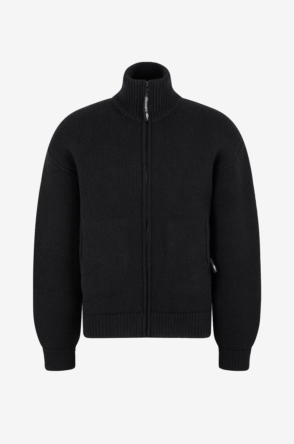 Cardigan côtelé zippé en laine 3B Sports Icon