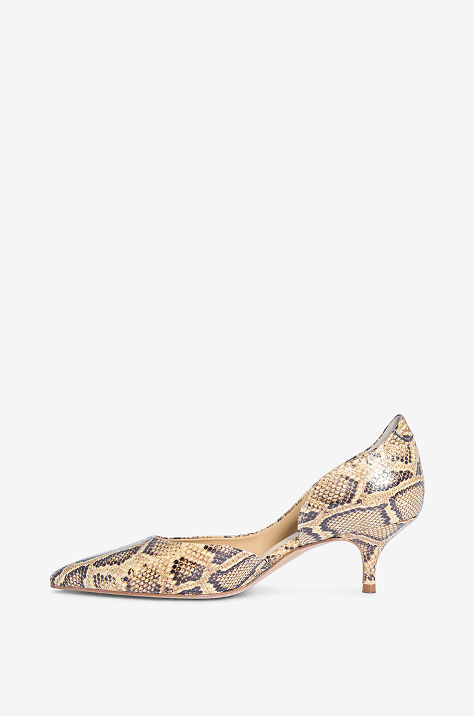 BONGENIE Alixane 60 python-embossed leather d'Orsay pumps Women MULTI COLOURED 3